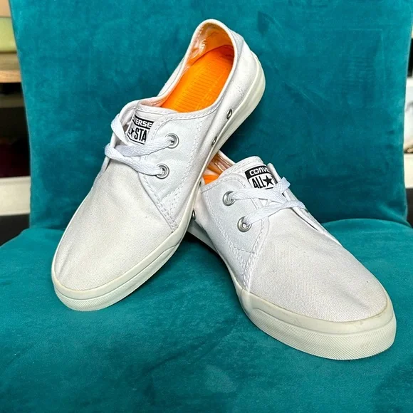 Converse Unisex Soft Canvas Sneakers - Women’s 7.5/Men’s 6 - Picture 1 of 9